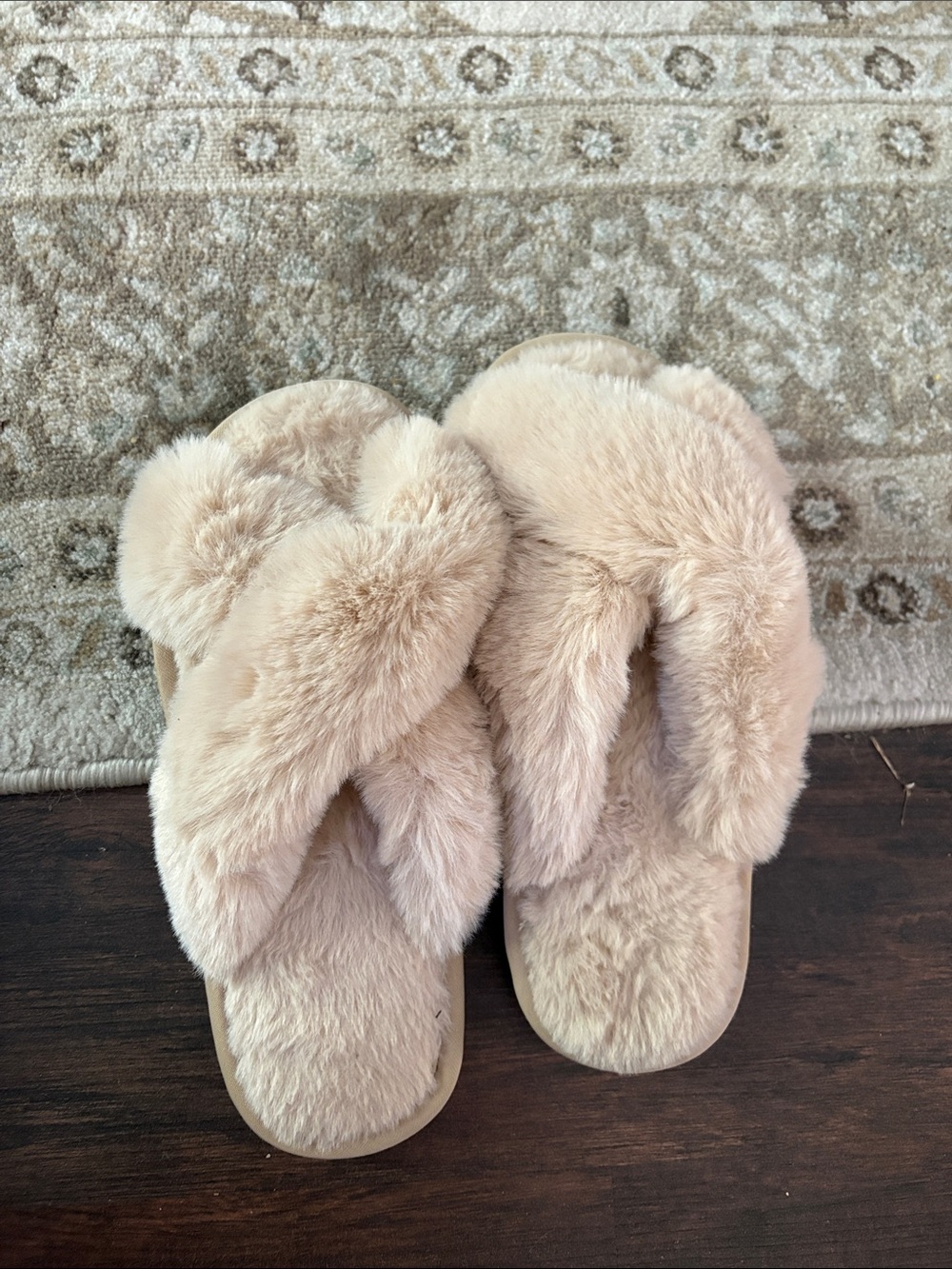 Fuzzy slippers